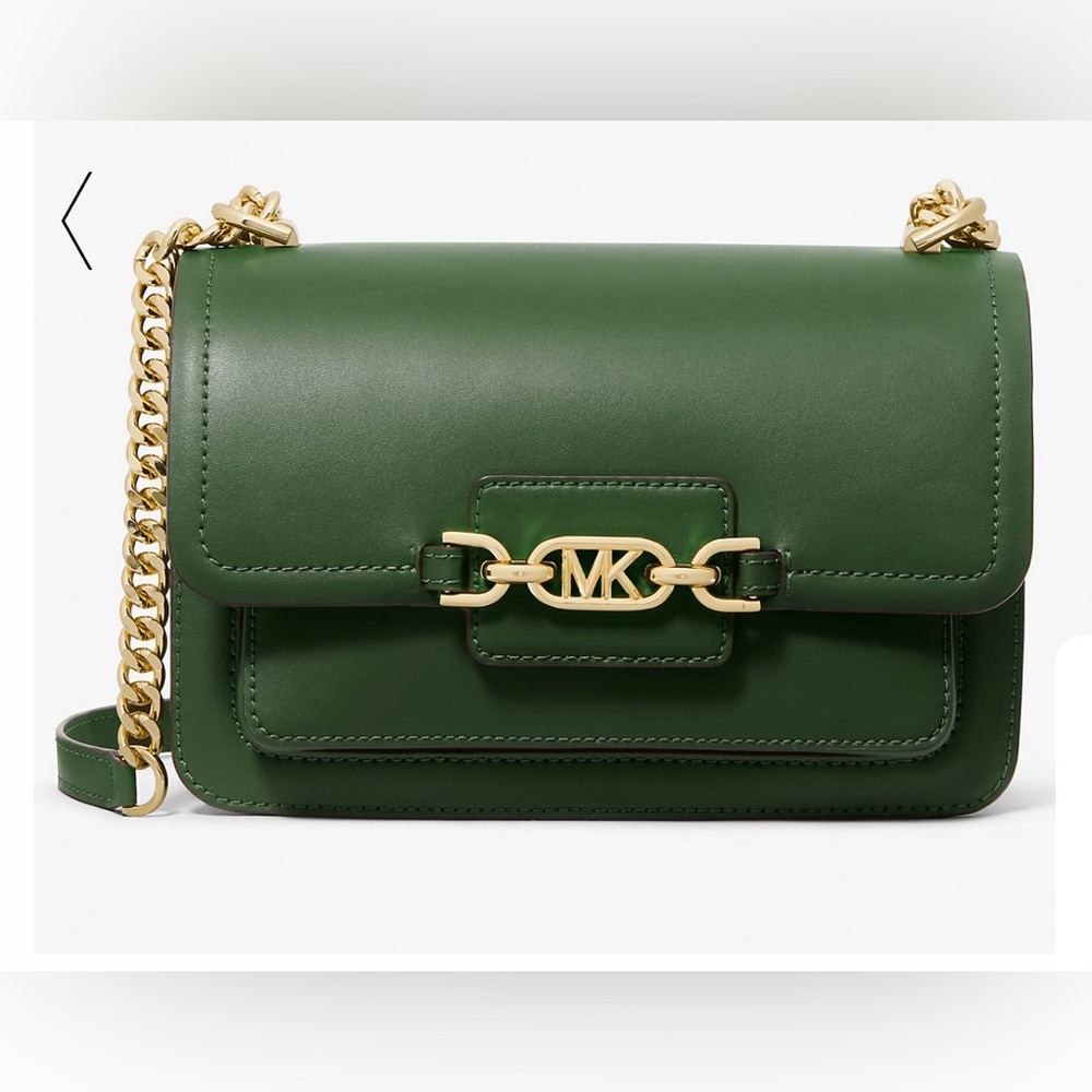 MK shoulder leather purse